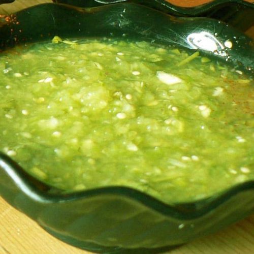Tomatillo Salva Verda bowl