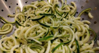 Zoodles with Tomato and Basil