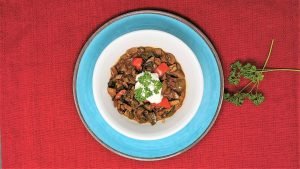 Hungarian Mushroom Paprikash Main