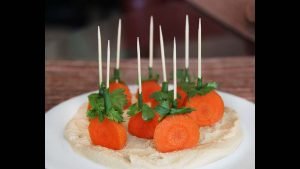 Carrot Hummus Appetizer